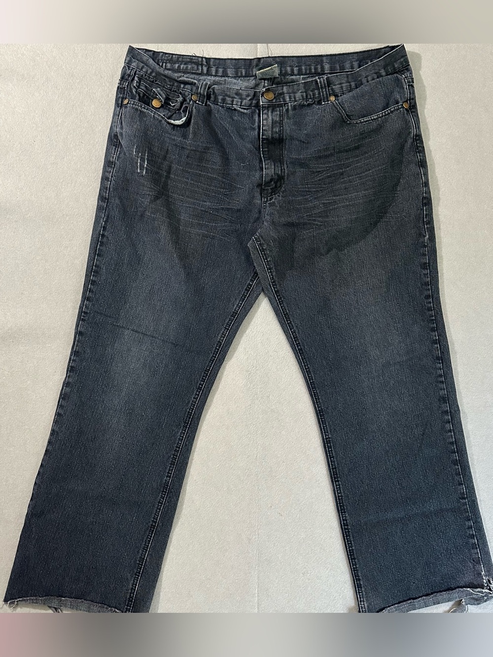 Indigo Men's Relaxed Dark Blue Jeans